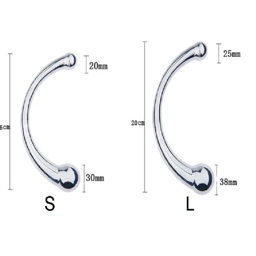 Anal Stainless Hook Ended Elegant Steel 5858 Double 1014